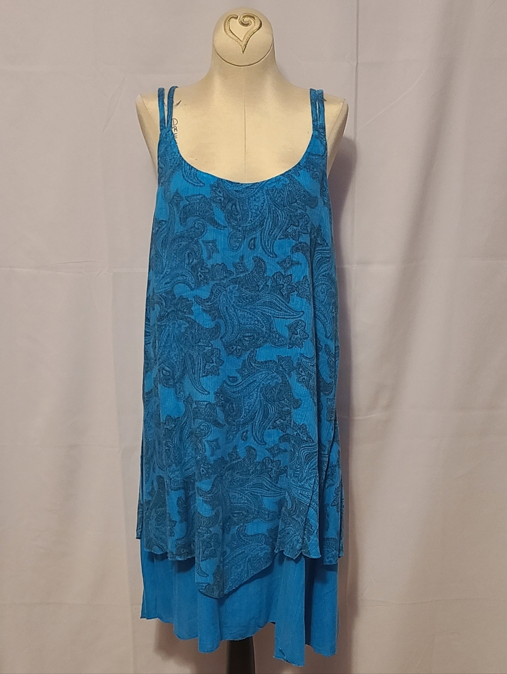 Sakkas Blue Patterned Cover Up